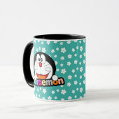 かわいい+かわいい+黒ドラえもん+アニメ マグカップ (正面左)