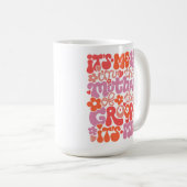 かわいい「こんにちは、私は新郎の母」マグカップ コーヒーマグカップ (正面右)