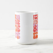 かわいい「こんにちは、私は花嫁だ」ただ婚約したマグカップ コーヒーマグカップ (中央)