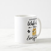 かわいい!すごい!Dogecoin Meme Hodl コーヒーマグカップ (正面右)