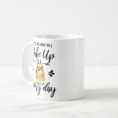 かわいい!すごい!Dogecoin Meme Hodl コーヒーマグカップ (正面左)