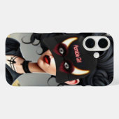 かわいい ひどい娘 Case-Mate iPhoneケース (裏面 (横))