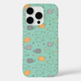 かわいい&ほのぼの眠りネコの夢柄iPhoneケース iPhone 16 Proケース