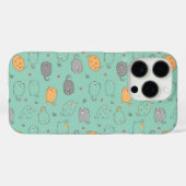 かわいい&ほのぼの眠りネコの夢柄iPhoneケース Case-Mate iPhoneケース (裏面 (横))