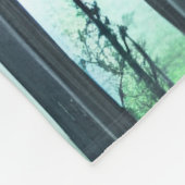 かわいい、もふもふの小さなパンダの赤ちゃん フリースブランケット (角)