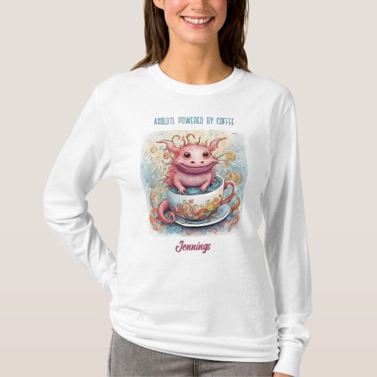 かわいい アショワトル ロングスリーブ Tシャツ ギフト (正面)