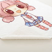 かわいい，アニメ，女の子，ジャスト，だれ，愛する，スケッチ， シェルパブランケット (3/4)