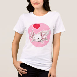 かわいい アホロートル トライブレンドTシャツ