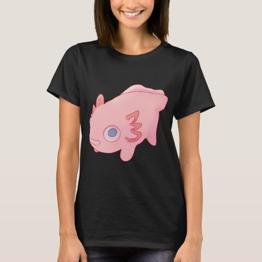 かわいい アホロートル Tシャツ (正面)