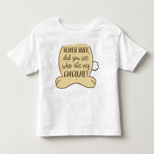 かわいい イースター ウサギ 引用 シスター トドラーTシャツ (正面)
