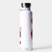 かわいい/ウィミカルなバレンタインデーのアヒル ウォーターボトル (右面)