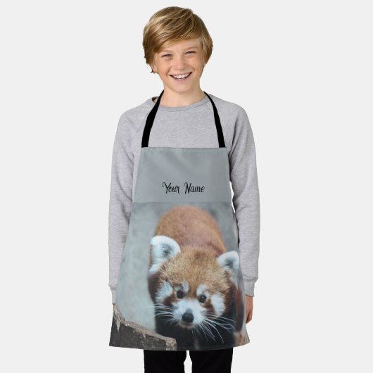 かわいい エプロン (着用した状態)