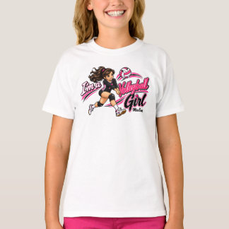 かわいい オリジナル バレーボール ティーン Tシャツ