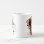 かわいい オリジナル ペット 写真 コーヒーマグカップ (中央)