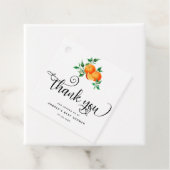 かわいい | オレンジ ありがとう フェイバータグ (インサイチュ)