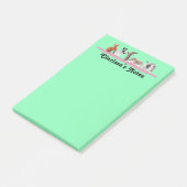 かわいい オーダーメイド うさぎ 文房具 ふせん ポストイット (アングル)
