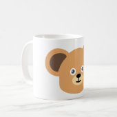 かわいい オーダーメイド テディベア コーヒーマグカップ (正面左)