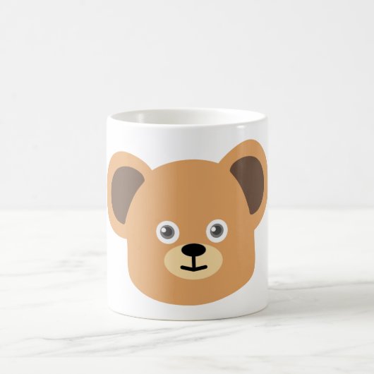 かわいい オーダーメイド テディベア コーヒーマグカップ (中央)