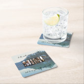 かわいい オーダーメイド 家族の写真 スクエアペーパーコースター (インサイチュ)