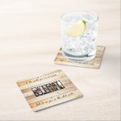 かわいい オーダーメイド 家族の写真 スクエアペーパーコースター (インサイチュ)