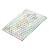 かわいい オーダーメイド 恐竜 メモ帳 (アングル)