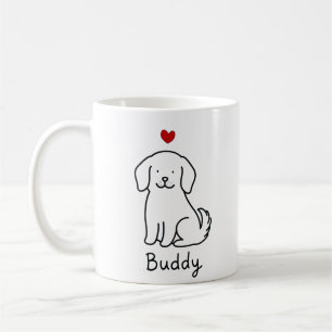 かわいい オーダーメイド 犬 キャラクター 陶器 マグカップ