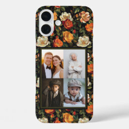 かわいい カスタマイズ可能な写真 ローズ iPhone 16 PLUSケース