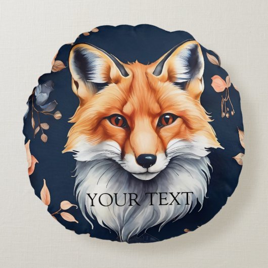 かわいい カスタム フォト 記念 家族 愛してる ラウンドクッション (正面)