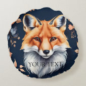 かわいい カスタム フォト 記念 家族 愛してる ラウンドクッション (裏面)