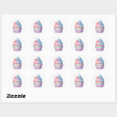 かわいい カップケーキ ステッカー (シート)