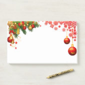 かわいい,カラフルクリスマスオーナメント,休日 ポストイット (デスク)