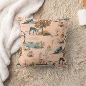 かわいい&カラフル動物&ユニコーン柄 クッション (ブランケット)