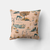 かわいい&カラフル動物&ユニコーン柄 クッション (裏面)