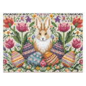 かわいい/カラフル春/イースターフェア島 テーブルクロス (正面(横))