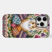 かわいい/カラフル春/イースターフェア島 iPhoneケース (裏面横)