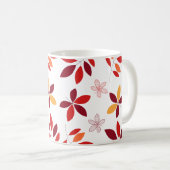 かわいい&カラフル紅葉パターン コーヒーマグカップ (正面右)