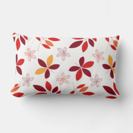 かわいい&カラフル紅葉パターン ランバークッション