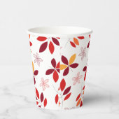 かわいい&カラフル紅葉パターン 紙コップ (右)