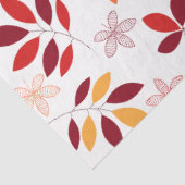 かわいい&カラフル紅葉パターン 薄葉紙 (詳細)