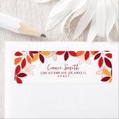 かわいい&カラフル紅葉フェスティバル ラベル (インサイチュ)