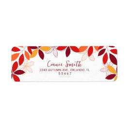 かわいい&カラフル紅葉フェスティバル ラベル