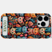  かわいい カラフル な 幻想的な 子猫 Case-Mate iPhoneケース (裏面 (横))