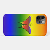 かわいい カラフル バタフライ Case-Mate iPhoneケース (裏面(横))