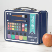 かわいい カラフル パーソナライズ 名前 女の子 メイク ボックス (インサイチュ)