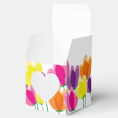 かわいい カラフル フラワー フェイバーボックス (オープン)