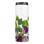 かわいい カラフル 花柄 ブライズメイド パーティー ギフト オーダーメイド タンブラー (裏面)