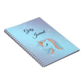 かわいい,カラーフリル,レインボーユニコーン,スターナイト ノートブック (右側)