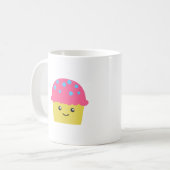 かわいい カワイイカップケーキ コーヒーマグカップ (正面左)