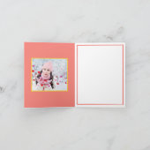 かわいい カワイイ パンとバター サンキューカード (内部)