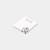かわいい カートゥーン カウ ポストイット (アングル)